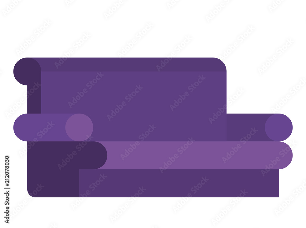 confortable sofa isolated icon vector illustration design confortable sofa isolated icon vector illustration design