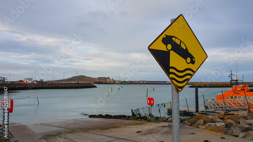 Sticker Dock at the village of Howth near Dublin