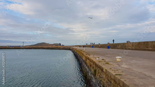 Howth pier - a beautiful peninsula and small suburb od Dublin