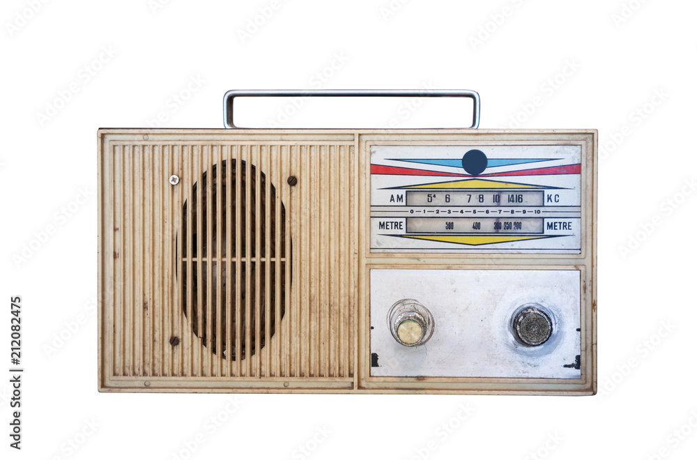 Fototapeta premium Old radio player.