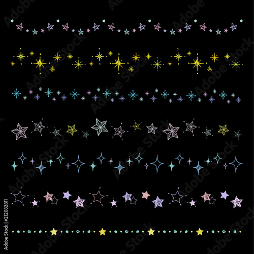 星 装飾ライン 手書き Vector Eps 10 Stock ベクター Adobe Stock 星 装飾ライン 手書き Vector Eps 10 Stock ベクター Adobe Stock