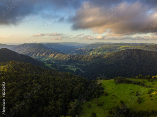 Mountain Range at Sunset - 3