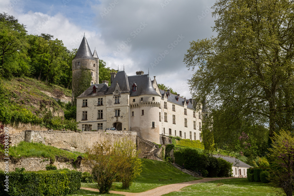 Small chateau in the Loire Valley, France