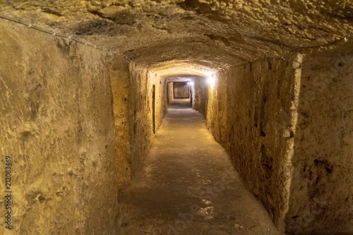 Fototapeta Naklejka Na Ścianę i Meble -  Catacombs in Mdina, Malta