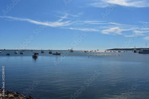 Gorgeous Look at Plymouth Harbor on a Spring Day photo