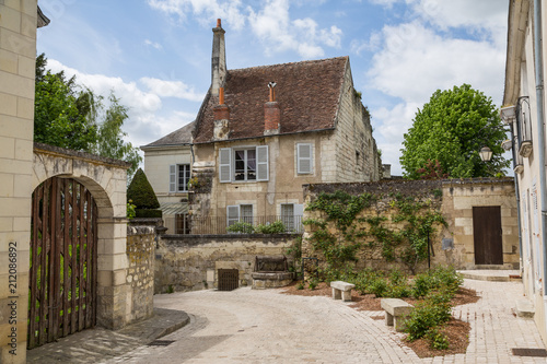 House and laneway in the beautiful French town of Loches