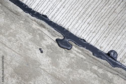Asphalt crack filler, driveway asphalt crack repair, cold liquid, joint sealant Joint Seal, Concrete