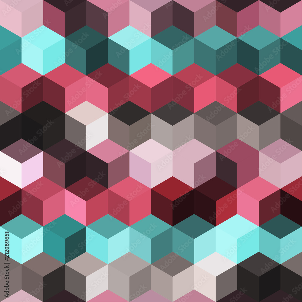 Hexagon grid seamless vector background. Minimal polygons bauhaus corners geometric design. Trendy colors hexagon cells pattern for game background. Hexagonal shapes modern backdrop. Hexagon grid seamless vector background. Minimal polygons bauhaus corners geometric design. Trendy colors hexagon cells pattern for game background. Hexagonal shapes modern backdrop.