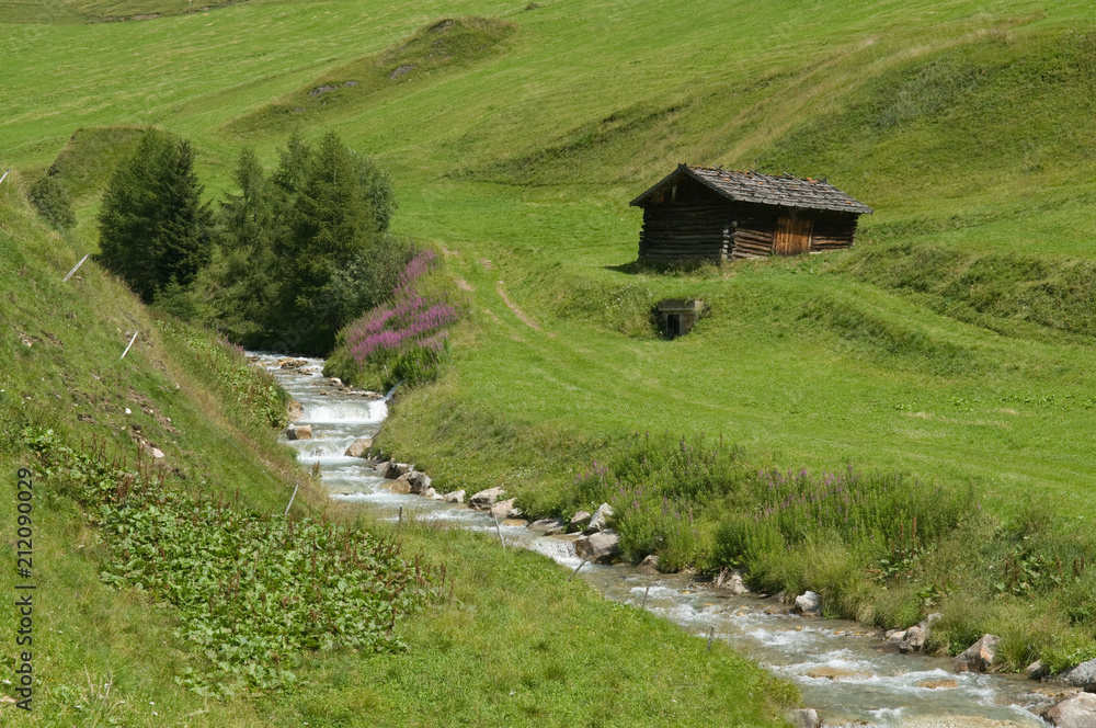 Fane Bach auf der Fane Alm in Südtirol