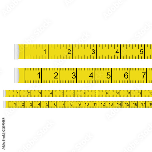 Tape measure presets - centimeter with inchs and centimetres