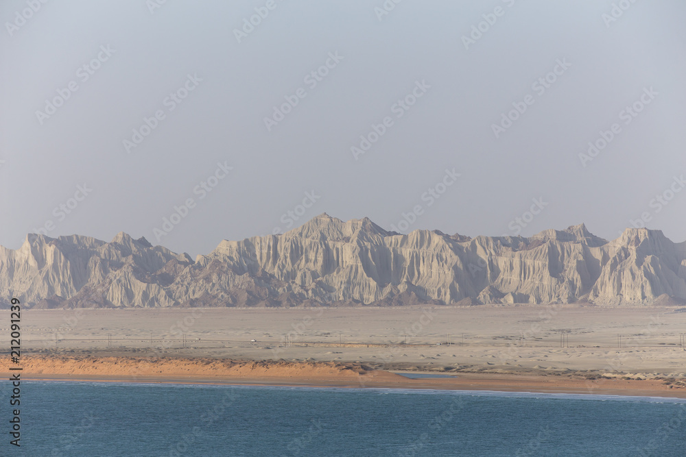 Obraz premium Badlands of Beris, Sistan and Baluchistan, Iran