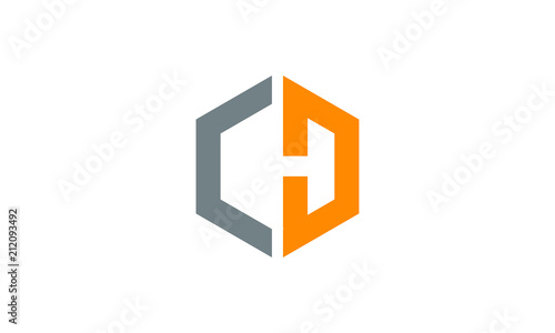 CD abstract logo