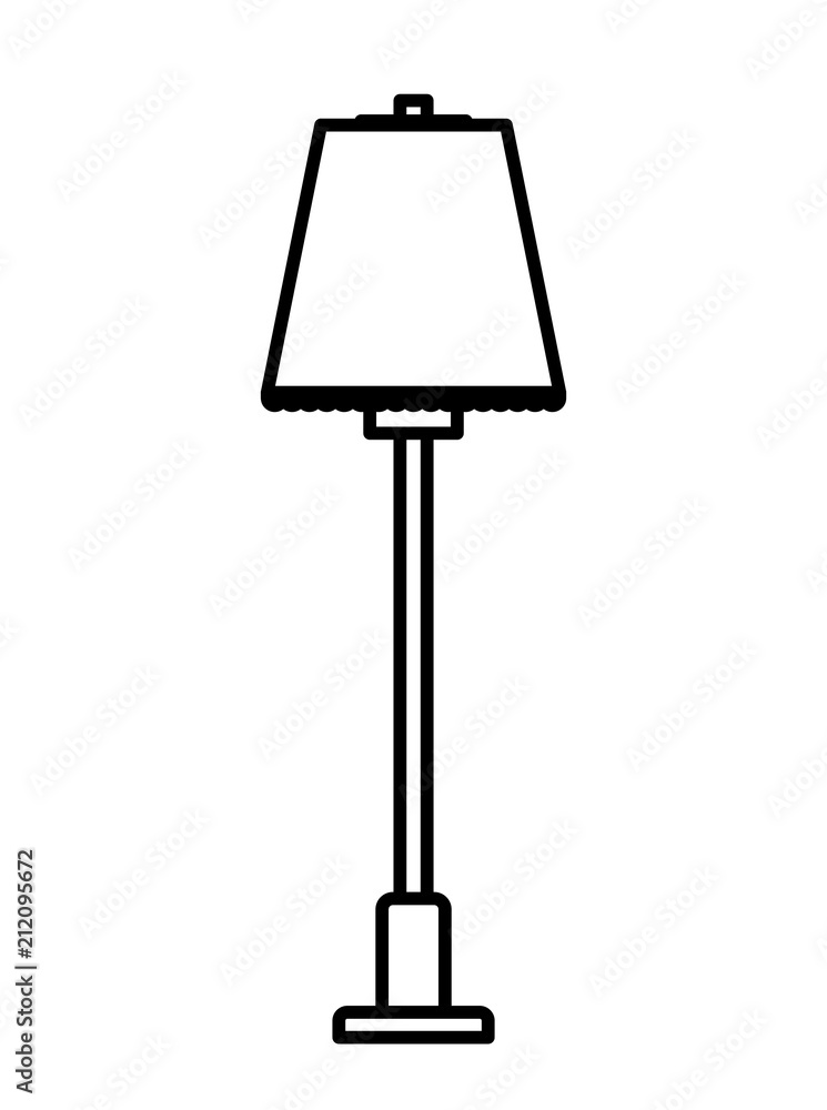 house lamp isolated icon vector illustration design house lamp isolated icon vector illustration design