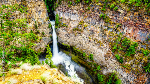 Spahats Falls on Spahats Creek in Wells Gray Provincial Park at Clearwater British Columbia, Canada
 photo