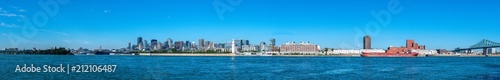Panoramic view of downtown Montreal from St-Laurence River © Guy