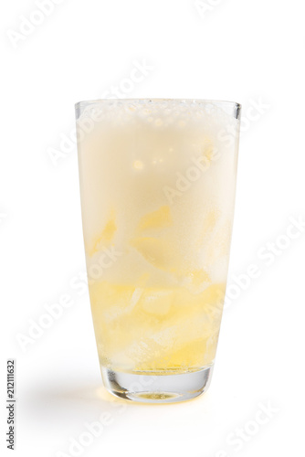 Glass of beer isolated. Clipping Path
