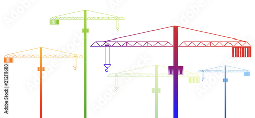 gru, cantiere, edilizia, costruzioni, costruire