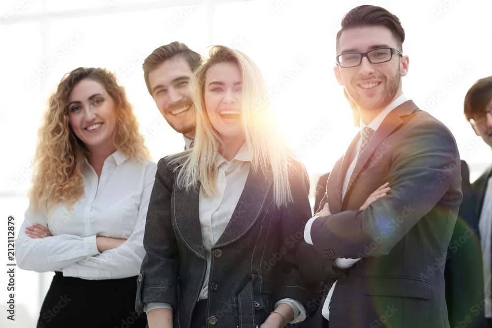 closeup.friendly business team. closeup.friendly business team.