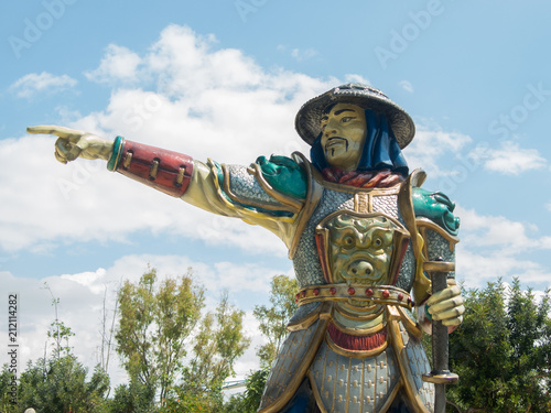figure of a traditional chinese warrior