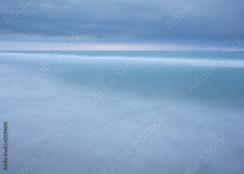 Stormy beach