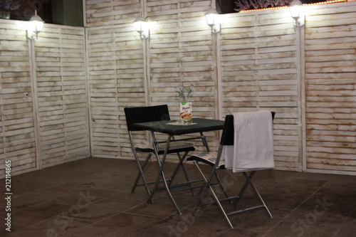 Outside table