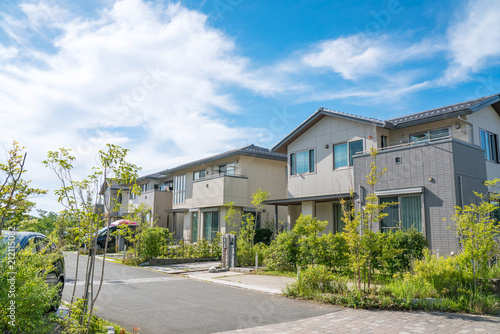 Bild auf Leinwand 住宅街・一戸建て