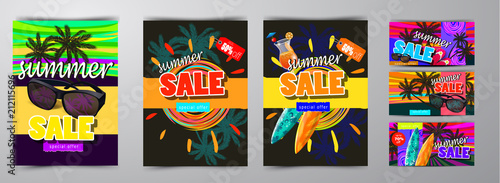 summer sale template banner