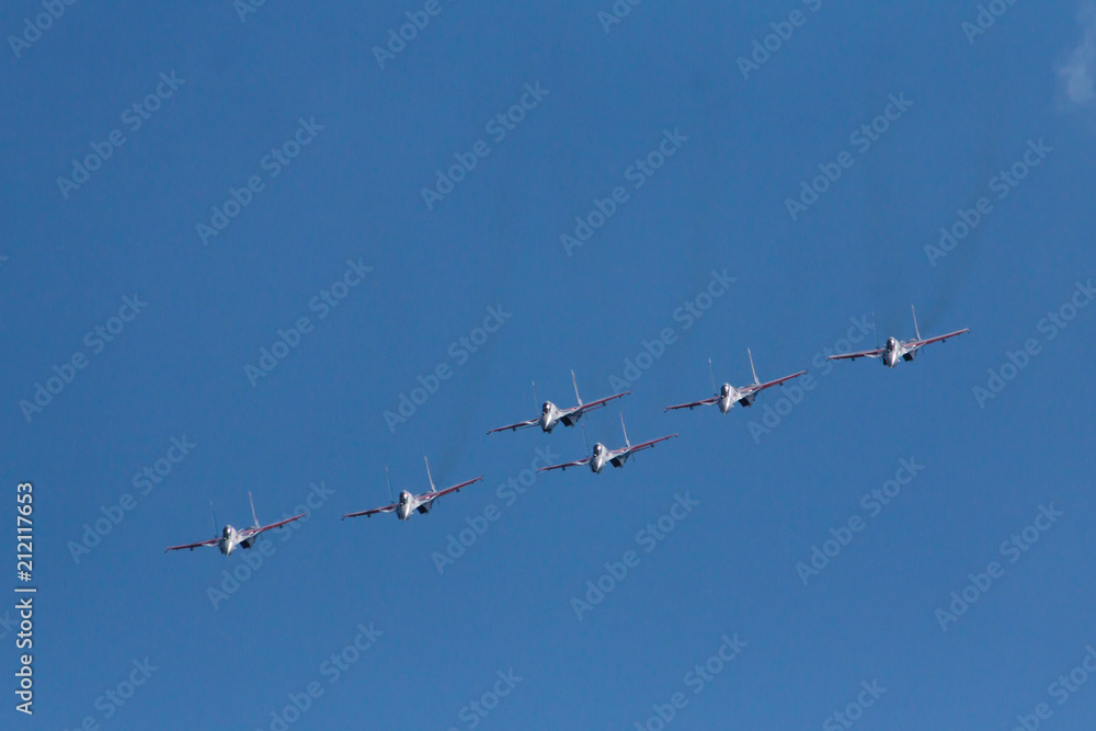 performance of the aerobatic team on supersonic fighters performance of the aerobatic team on supersonic fighters