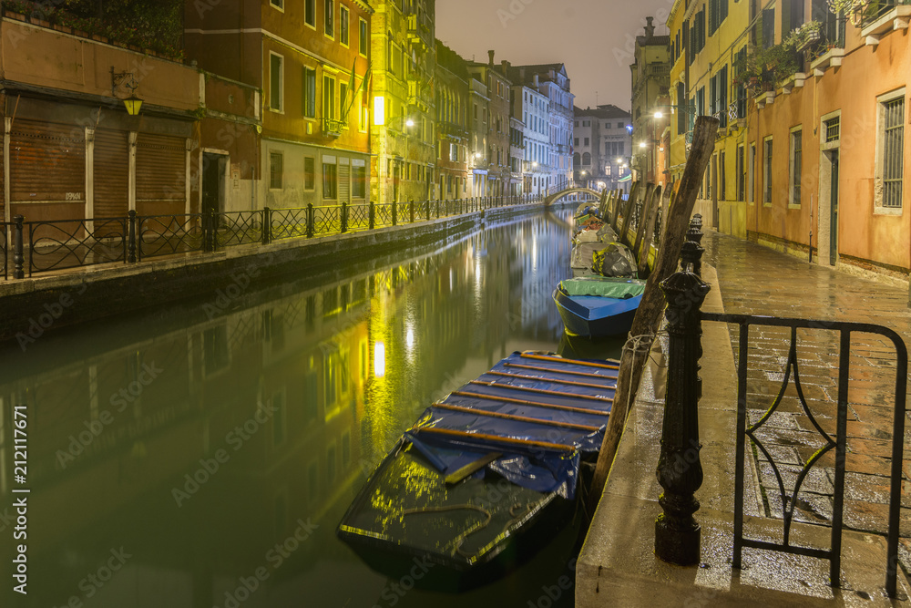 night channel in Venice