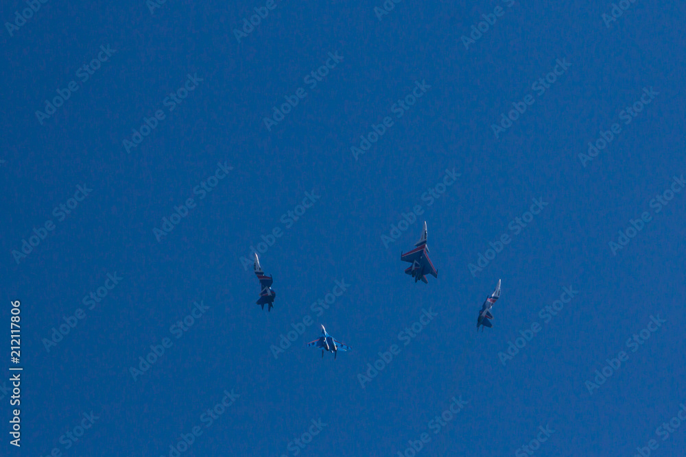 performance of the aerobatic team on supersonic fighters performance of the aerobatic team on supersonic fighters
