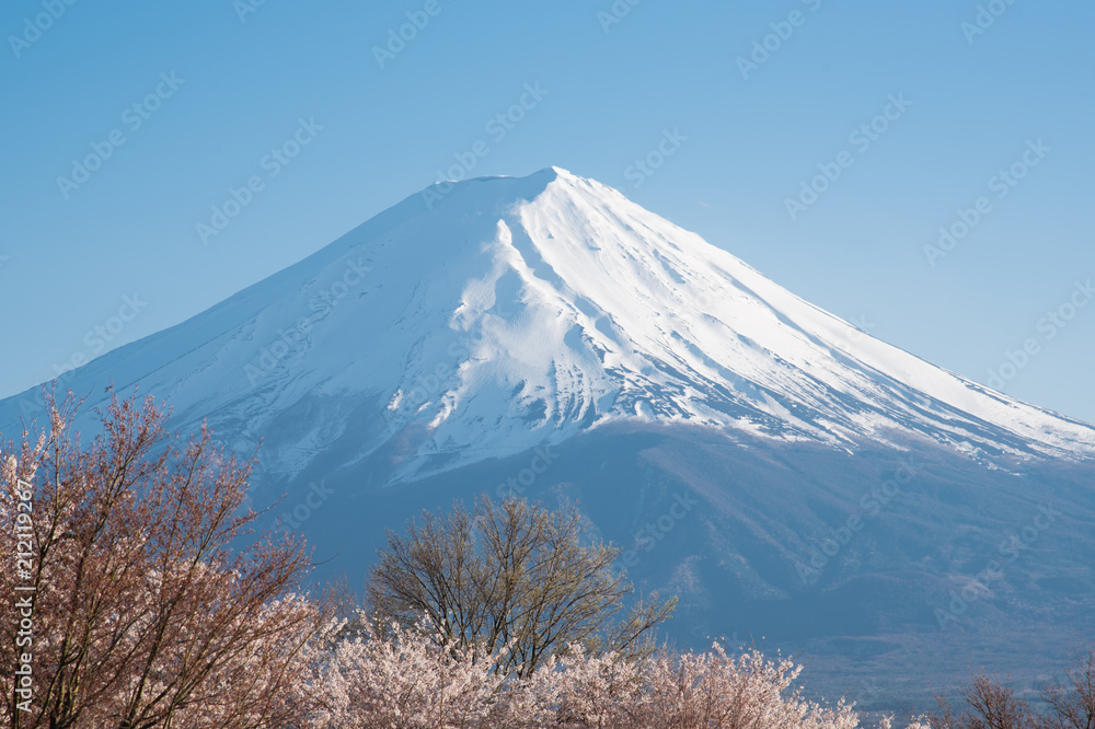 Landscape of Fuji mountain Japan