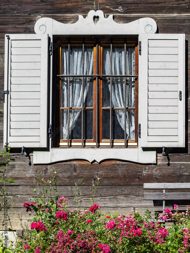 Wooden Window With Shutter Designs