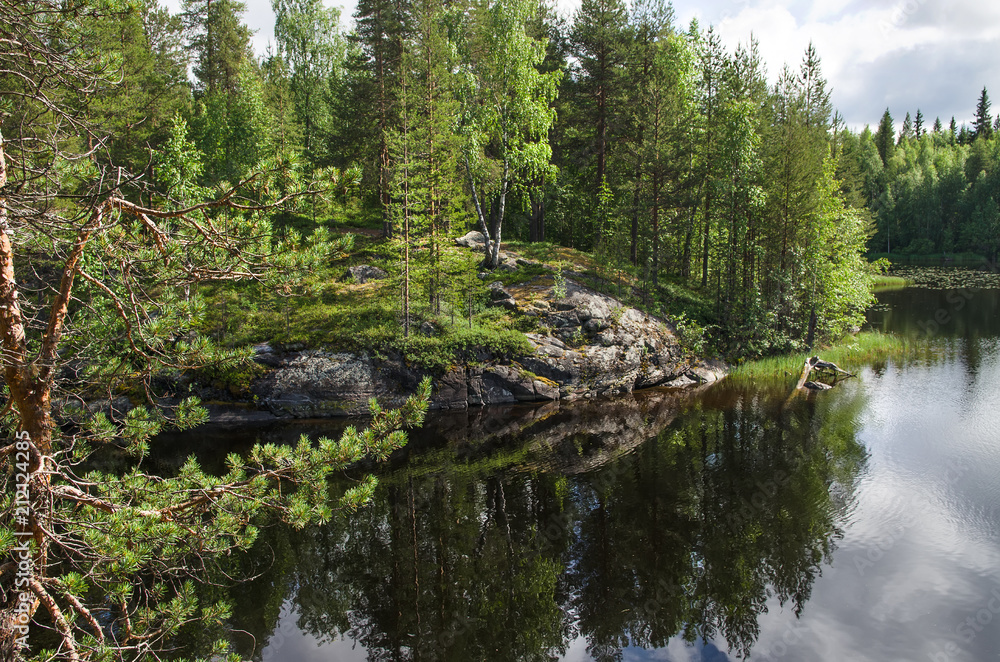 Lake Pulong on the Kola Peninsula, Russia Lake Pulong on the Kola Peninsula, Russia