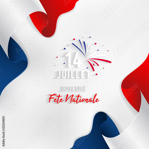 14 Juillet - Fête Nationale. 14 juillet en France - fête nationale photo