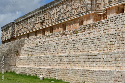 Uxmal; United Mexican State - may 18 2018 : pre Columbian site photo