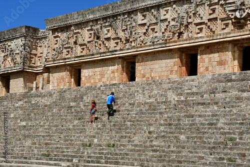 Uxmal; United Mexican State - may 18 2018 : pre Columbian site photo