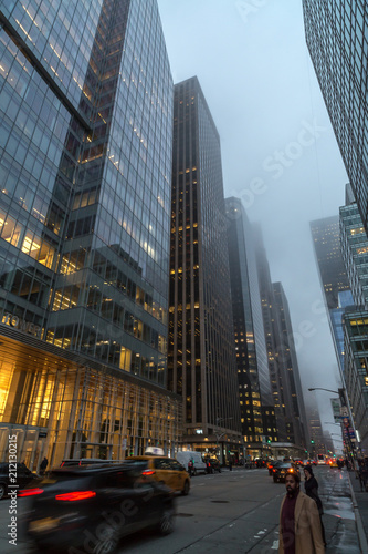 Fotografija 6th avenue view on a foggy day