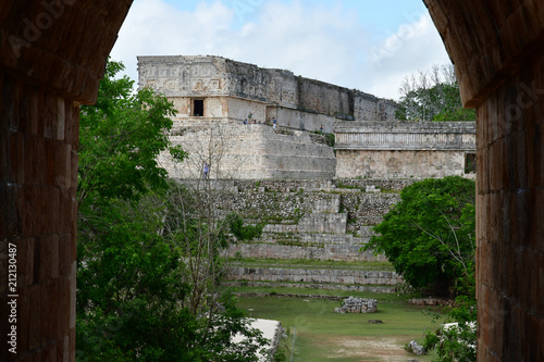 Uxmal; United Mexican State - may 18 2018 : pre Columbian site photo