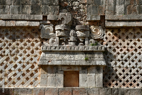 Uxmal; United Mexican State - may 18 2018 : pre Columbian site photo