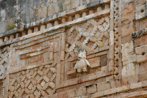 Uxmal; United Mexican State - may 18 2018 : pre Columbian site photo