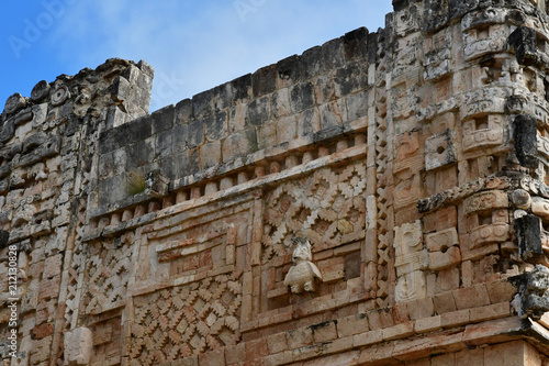 Uxmal; United Mexican State - may 18 2018 : pre Columbian site photo