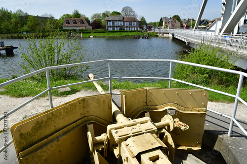 Benouville; France - april 22 2018 : Pegasus bridge photo