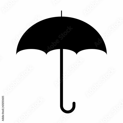 Umbrella silhouette illustration