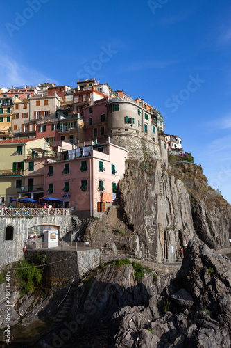 the town of Manarola in Cinque Terre National Park (Parco Nazionale delle Cinque Terre)