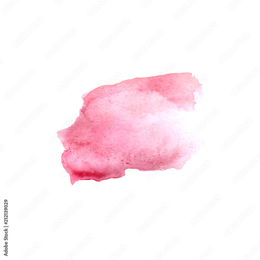 Abstract pink watercolor spot Abstract pink watercolor spot
