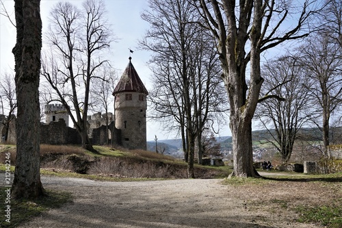 Ruine Burg Honburg, auf Honberg in tuttlingen in deutschland