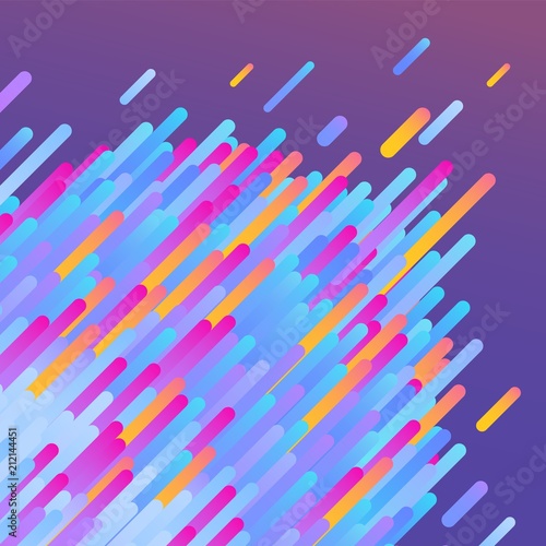Trendy background template with vibrant gradient blue purple colors and abstract round blended shapes flow. Vector modern poster, banner, presentation layout