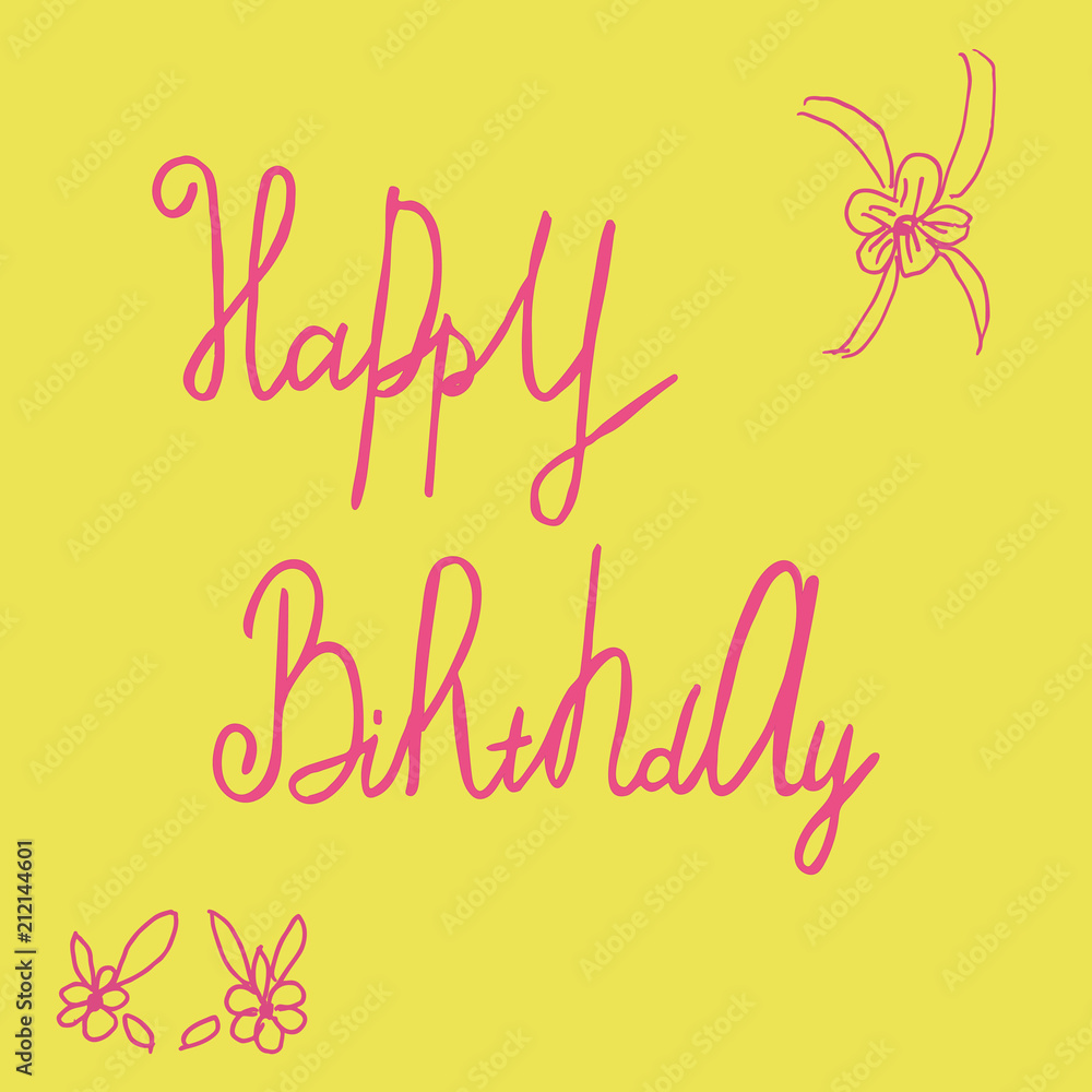 Obraz premium Happy Birthday
