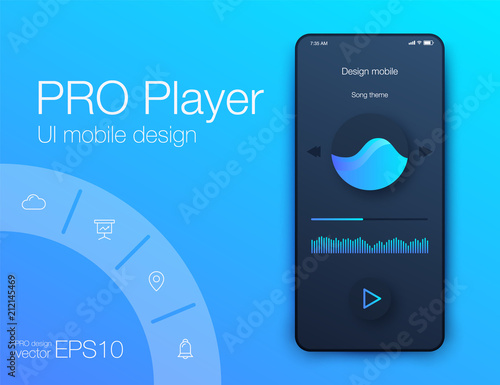 UX audio player templates