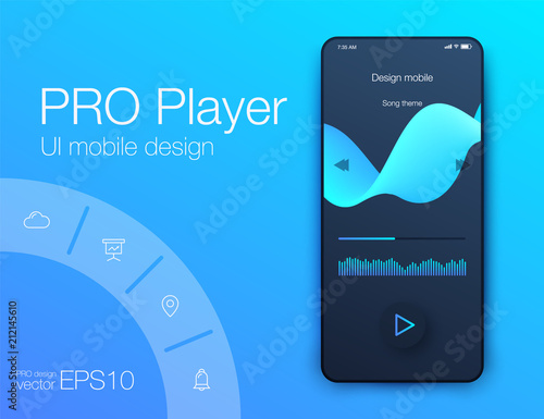 UX audio player templates
